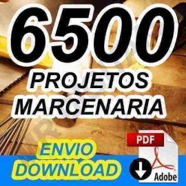 Kit 6500 Projetos Marcenaria Completo + Casas Madeiras