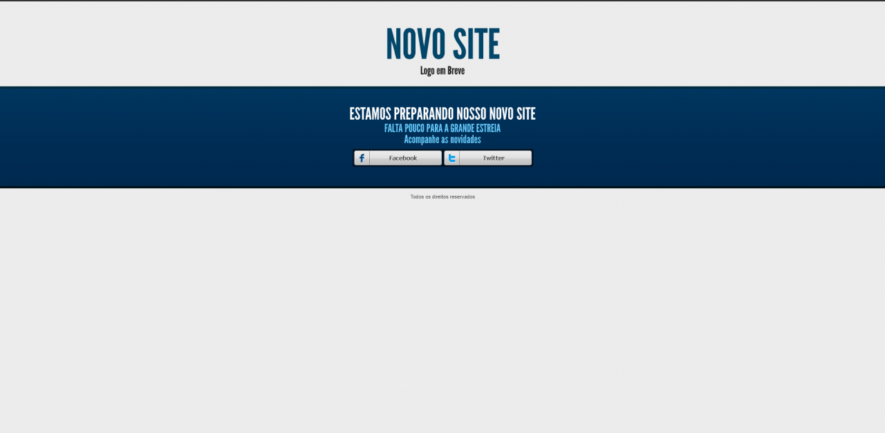 Site Em Construção Template Em HTML 004 - Ponto Digital Sistemas